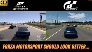 Thumbnail: Forza Motorsport (2023) vs Gran Turismo 7 | Xbox SX early footage vs PS5 footage