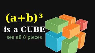 Thumbnail: (a+b)³ is a CUBE — See All 8 Hidden Pieces (3D Visual Proof)