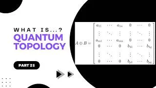 Thumbnail: Part 28 of What is…quantum topology? | Daniel Tubbenhauer