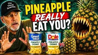 Thumbnail: Does Pineapple REALLY Eat You Back? (Microscope Test)