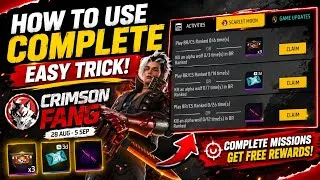 Thumbnail: Crimson Fang Missions Complete Kaise Kare Free Fire | Crimson Fang Event Free Fire 