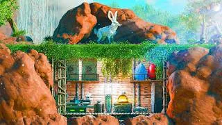 Thumbnail: Surviving SOLO Inside a SECRET Burrow Base Day 1 ARK Movie!