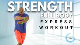 Thumbnail: Feel Unsteady? Try This 7-Minute Strength Workout for Seniors & Beginners