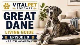 Thumbnail: Great Dane Living Guide | Home, Family & Daily Life | Dog Health Academy S34E9