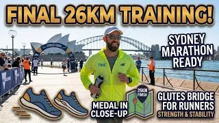 Thumbnail: 🏃‍♂️ 9 Days Until The Sydney Marathon! The Final 26K Peak Long Run Before The Taper 🇦🇺