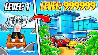 Thumbnail: Building MAX LEVEL Raft Resort!