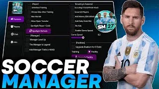 Thumbnail: MOD MENU SOCCER MANAGER 2027 | v4.0.5 | UNLIMITED MONEY, MANAGER LEVEL UP, EDIT ALL PLAYERS