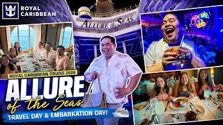 Thumbnail: Royal Caribbean Allure of the Seas 2026 | Travel Day & Embarkation Day | Cruise Vlog Ep. 1