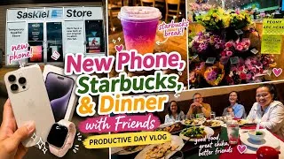 Thumbnail: New Phone, Starbucks, & Dinner with Friends | Productive Day Vlog | Regina, Saskatchewan