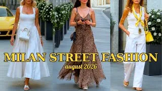 Thumbnail: ITALIAN ELEGANCE. Milan Street Style, Chic Summer Fashion, Beautiful Outfits and Timeless Style 2026