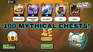 Thumbnail: 😱 I OPENED 100 MYTHICAL CHESTS! - Hill Climb Racing 2
