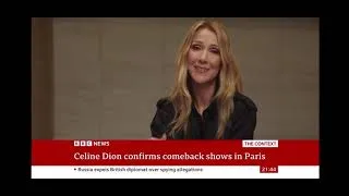 Thumbnail: Celine Dion - Comeback News on BBC with Celebrating Celine Tribute Artist Lisa Harter