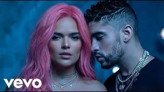 Thumbnail: Karol G ft Bad Bunny Style – Tu Mirada | Latin Pop x Reggaeton (Official AI Music Video)