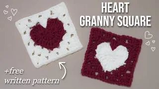 Thumbnail: Heart Granny Square Tutorial