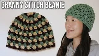 Thumbnail: Granny Stitch Beanie Tutorial | Crochet Beanie