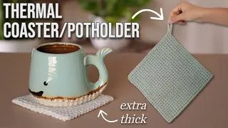 Thumbnail: Thermal Crochet Coaster/Potholder Tutorial