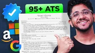 Thumbnail: How To Create An ATS-Friendly Resume For Freshers In 2026 | Vivek Gupta