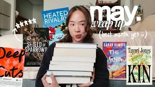 Thumbnail: all the 9 books i read in MAY! *may wrap up 2026*