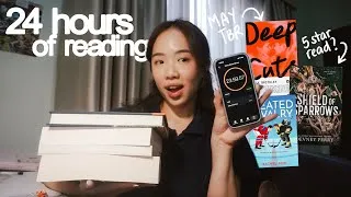 Thumbnail: how many books can i read in 24hrs? *a 24 hour readathon*