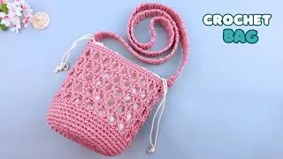 Thumbnail: Step by step Crochet Crossbody Bag | Beginner Friendly Crochet Raffia Bag | Vivi Berry Crochet