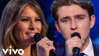 Thumbnail: Barron Trump & Melania Trump LIVE Duet | Faith In You, Lord 🙏 | AI Generated