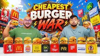 Thumbnail: Cheapest Burger War | Which Brand Wins ? | Viwa Food World