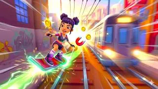 Thumbnail: New "SUBWAY SURFERS CITY" Full Screen ANDROID | GAMEPLAY High Graphics Full HD 4K