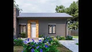 Thumbnail: Pitched Roof Bungalow | Modern House Design with Horizontal Cladding Details