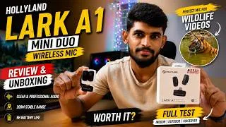 Thumbnail: Hollyland Lark A1 Mini Duo Review | Best Budget Wireless Mic for YouTube? 🎤