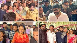 Thumbnail: Deputy CM Pawan Kalyan with Wife at Meher Ramesh Daughter’s Wedding ❤️ | Chiranjeevi Grand Entry