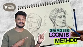 Thumbnail: How to draw face using loomis method | Easy steps