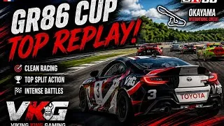 Thumbnail: TOP iRacing GR86 Cup Replay! Okayama International Circuit | Toyota GR86 Cup by SIMAGIC
