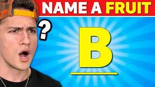 Thumbnail: IMPOSSIBLE Alphabet Quiz Challenge!