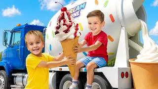 Thumbnail: Kids learn how to make different Ice Cream with Vlad and Niki