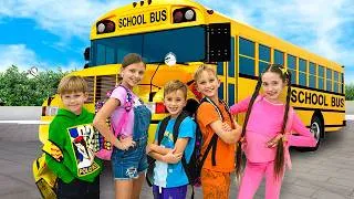Thumbnail: Vlad and Niki learn School bus rules with friends