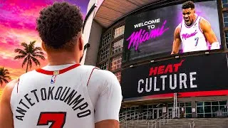 Thumbnail: Giannis Antetokounmpo Miami Heat DEBUT in NBA 2K27 Play Now Online