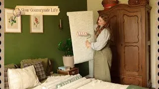 Thumbnail: The Small Joys of a Slow Countryside Life | A Budget Wall Refresh & Homemade Strawberry Cake