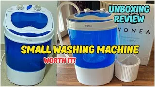 Thumbnail: Small Washing Machine Review & Unboxing🧺🫧 Honest Review