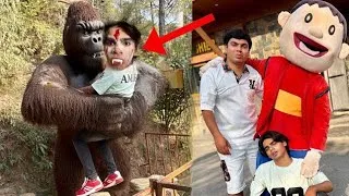 Thumbnail: Subhan Ko Gorilla Ne Pakar Lea 😨
