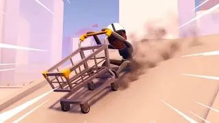 Thumbnail: CRAZY STUNTS JUMPS CRASHES in TURBO DISMOUNT 2!