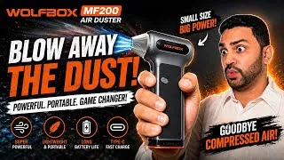 Thumbnail: Wolfbox MF200 Duster - This Tiny Air Duster is Surprisingly Powerful 🔥💪 #wolfbox #caraccessories