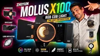 Thumbnail: Zhiyun MOLUS X100 RGB Review – The ONLY Light You’ll Ever Need? 🔥⚡️💡 #zhiyunx100rgb 