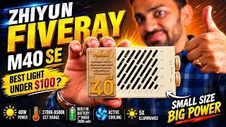 Thumbnail: Zhiyun Fiveray M40 SE Review & Unboxing | Small Size, BIG Power! 🔥 #zhiyun #ledlights #lighting 
