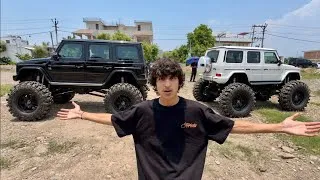 Thumbnail: G wagon electric vs petrol kon hoga winner 🏆 tug of war 😮 #souravjoshivlogs @VlogsEditxyz 