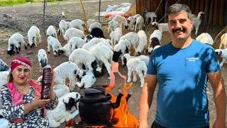 Thumbnail: real village life in iran | Cooking on Fire, Visiting Nomads & A Peaceful Village Day