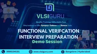 Thumbnail: DV Interview Preparation | Functional Verification | Verilog, SystemVerilog & UVM | VLSIGuru
