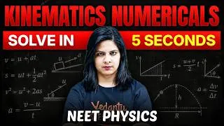 Thumbnail: Solve Kinematics Numericals in 5 Seconds! | NEET Physics | Lerin Mam ⚡