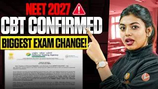 Thumbnail: NEET 2027: CBT MODE CONFIRMED? 🚨 Biggest Exam Pattern Change! 😱