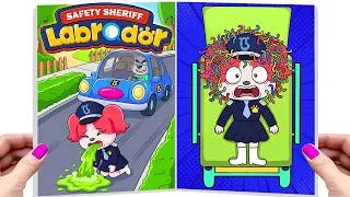 Thumbnail: [ Paper DIY ] ❤️ Making Quiet Book | WHAT HAPPENED?! Papillon Won't Stop Throwing Up! 😭