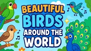 Thumbnail: Amazing Birds Names with Pictures for Learning🐦‍⬛🦜🦆🦚